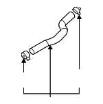 267102S301 - Engine: Breather Tube for Hyundai: Santa Cruz, Santa Fe, Sonata Image