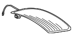 8W6845501KNVB - Body: Back Glass for Audi Image