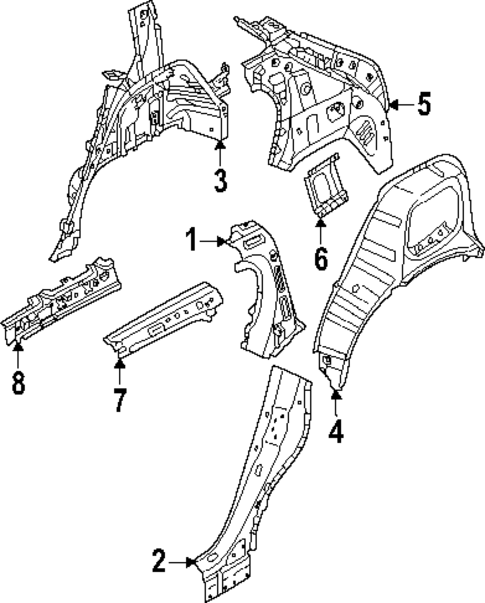 Inner Structure for 2025 Volvo EX30 #0