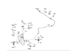 2048691620 - Windshield Washer System, Emergency Equipment: Washer Fluid Reservoir for Mercedes-Benz Image