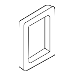 52484969 - HVAC: Side Seal for Chevrolet: Trailblazer, Trailblazer EXT | GMC: Envoy, Envoy XL, Envoy XUV | Oldsmobile: Bravada Image