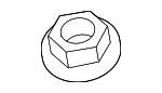 9YB041012 - Suspension: Top Nut for Mazda Image