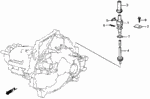 90637689000 - Transmission - Manual: CLIP, SPEEDOMETER CABLE for Honda Image