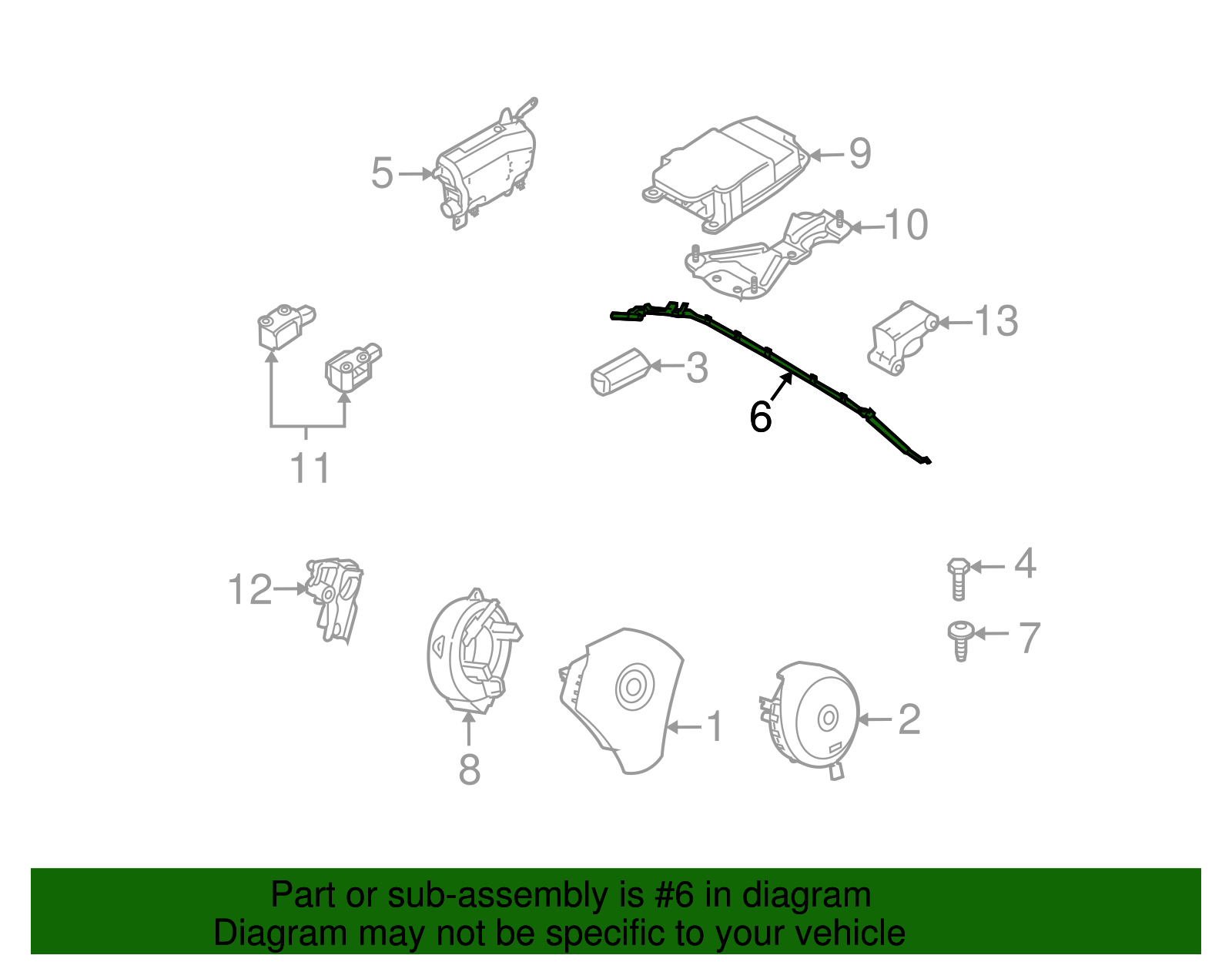 Head Air Bag - BMW (72-12-9-147-337)