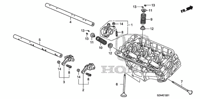 Valve - Rocker Arm (RR.) for 2012 Honda Pilot #0