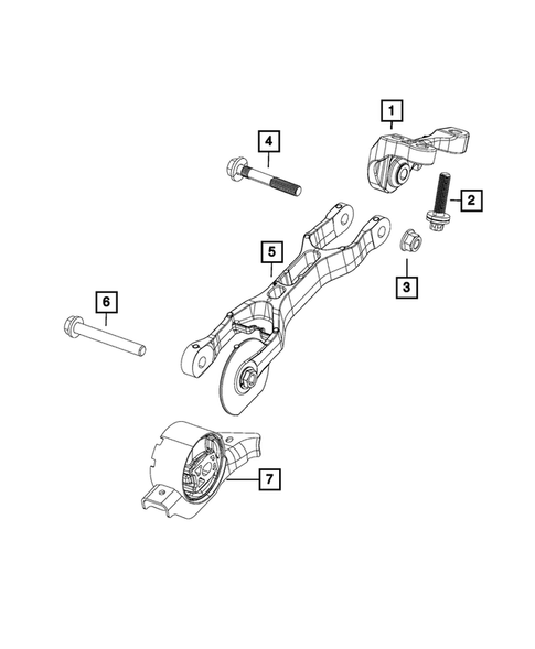 Engine Mounting for 2023 Jeep Cherokee #2