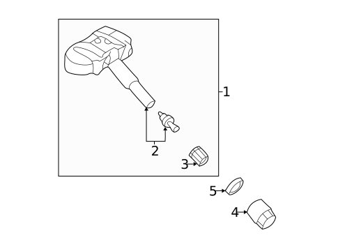 Tire Pressure Monitor Components for 2019 Kia Forte #0