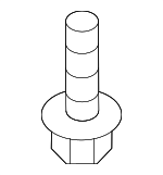 LR028396 - Body: Under-Body Shield Bolt for Land Rover: Discovery Sport, LR2, Range Rover, Range Rover Evoque, Range Rover Sport, Range Rover Velar Image