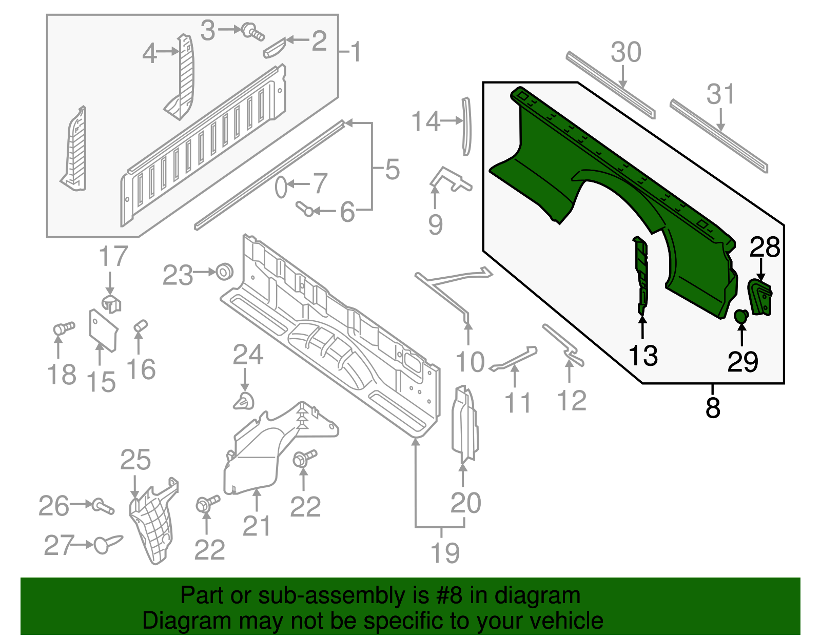 Side Panel - Nissan (93311-EZ00A)