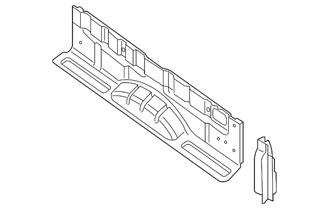 Inner Panel Assembly - Nissan (93380-9FU5A)