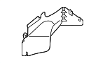 93833EZ31A - Body: Front Shield for Nissan Image