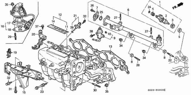 Intake Manifold for 1992 Acura Integra #0