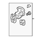 74851SDAA22 - Body: Deck Lid Latch for Honda: Accord Image