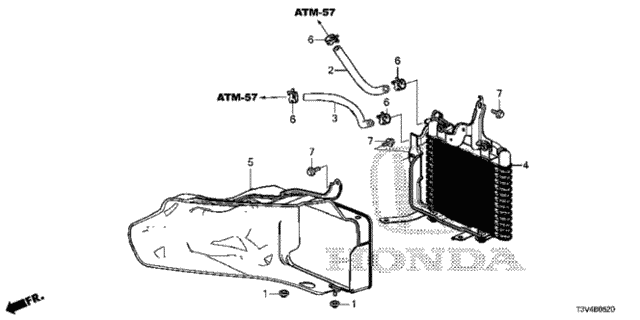 ATF Cooler for 2014 Honda Accord #0