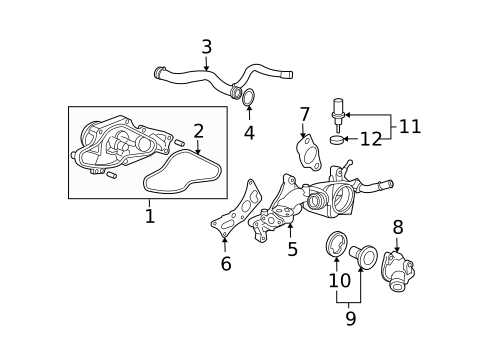 Water Pump for 2010 Acura TSX #0