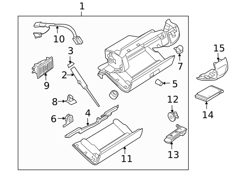 Console for 2012 Porsche Boxster #2