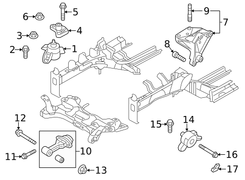 Engine & Trans Mounting for 2017 Kia Rio #0