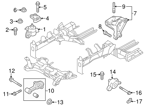 Engine & Trans Mounting for 2012 Kia Rio | Kia.Parts Store