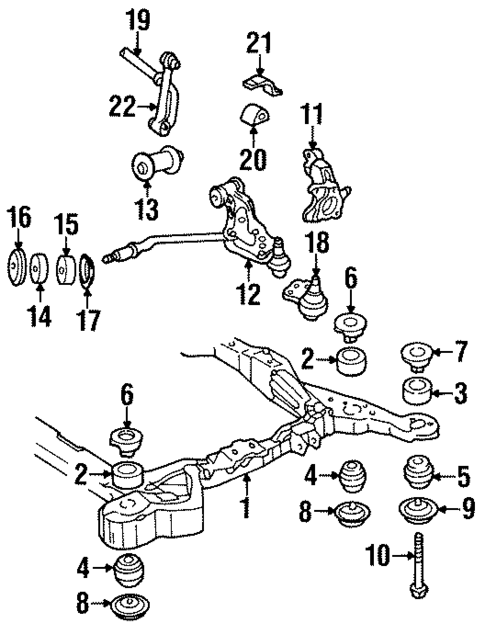 Suspension Components for 1994 Cadillac Seville #0