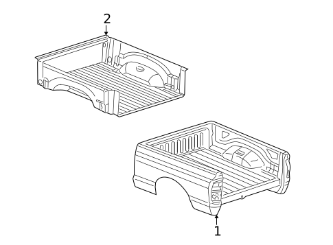 Box Assembly for 2007 Dodge Ram 1500 #1