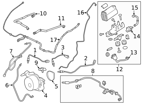 Evaporative System for 2022 Land Rover Range Rover Sport #0