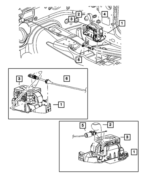 Gearshift Controls for 2007 Chrysler 300 #0