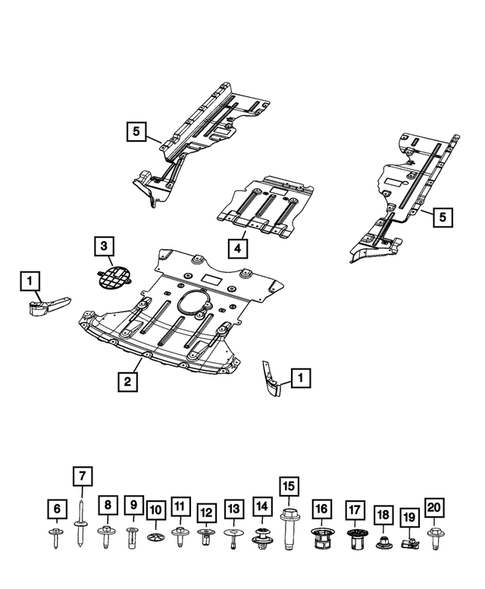 Floor Pans for 2021 Jeep Grand Cherokee L #3