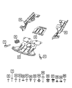 6511016AA - Body Sheet Metal Except Doors: Rivet Nut for Jeep: Grand Cherokee, Grand Cherokee L, Wrangler Image
