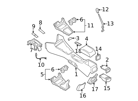 Gear Shift Control for 2002 Nissan Sentra #0
