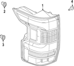 265559BU1B - : Combo Lamp Assembly for Nissan: Frontier Image