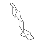 4E0809163A - Emission System: Vacuum Tank Bracket for Audi Image