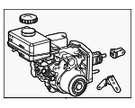 4705042290 - Body: 2023-2024 Toyota bZ4X - Brake Master Cylinder for Toyota: bZ4X Image