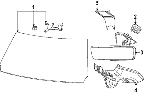 Glass - Windshield for 2025 Ram 1500 #0