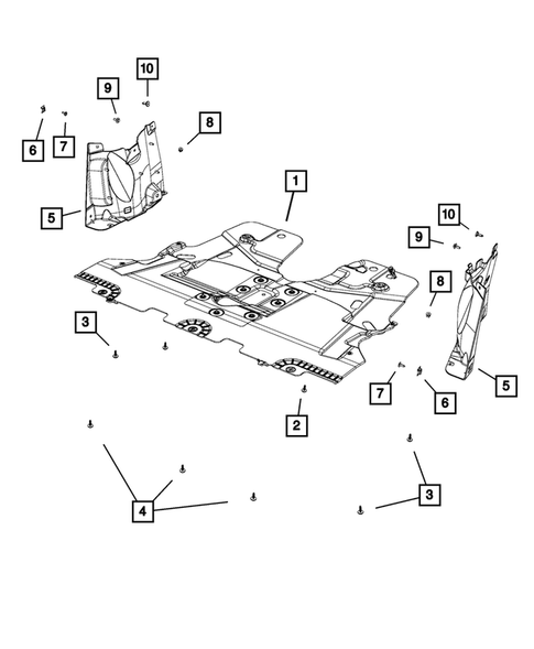 Floor Pans for 2018 Fiat 500L #1
