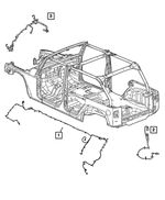 56055371AF - Electrical: Chassis Wiring for Jeep: Wrangler Image