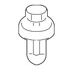 91503S7A003 - Body: Sight Shield Clip for Honda: Accord Crosstour, Civic, CR-Z, Crosstour Image