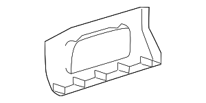 NK4Z61425B28BC - Body: Door Molding for Ford Image