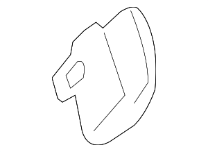 LK4Z19H511AA - Body: Park Assist Camera Housing for Ford Image