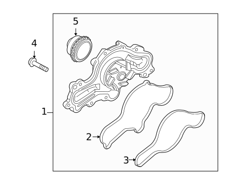 Water Pump for 2010 Ford Taurus #0