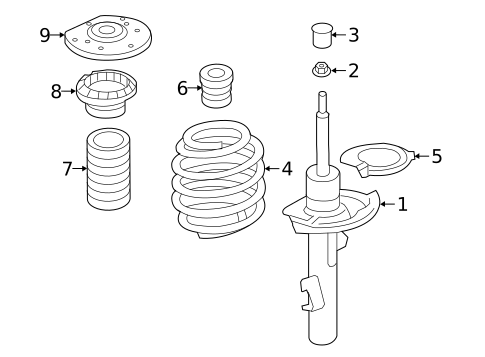 Struts & Components for 2015 Volvo V60 #0