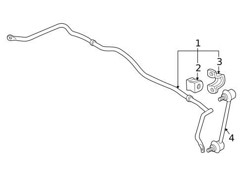 Stabilizer Bar & Components for 2010 Kia Optima #1