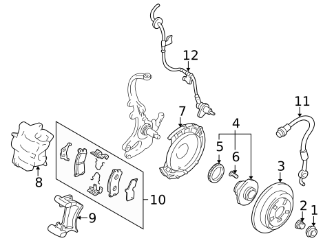 Disc Pads & Brake Shoes for 1997 Mazda Millenia #1