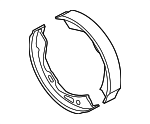 PAB698533B - Brakes: Park Brake Shoes for Porsche: Cayenne, Panamera, Taycan Image