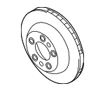 95835203103 - : Disc Brake Rotor for Porsche: Cayenne Image
