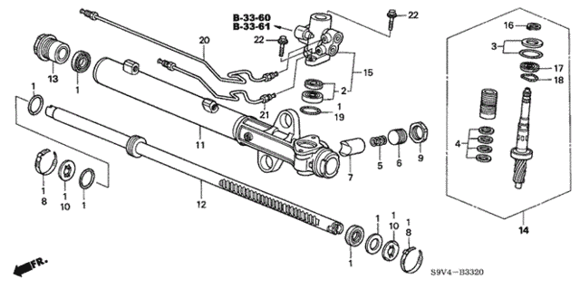 P.S. Gear Box Components for 2006 Honda Pilot #0