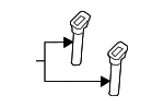 8W0881920D - Body: Headrest Guide for Audi Image
