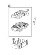 68520854AA - Electrical: Pre Fuse Block Power Distribution Center for Jeep: Wrangler Image