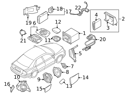 Sound System for 2006 Volvo XC70 #0