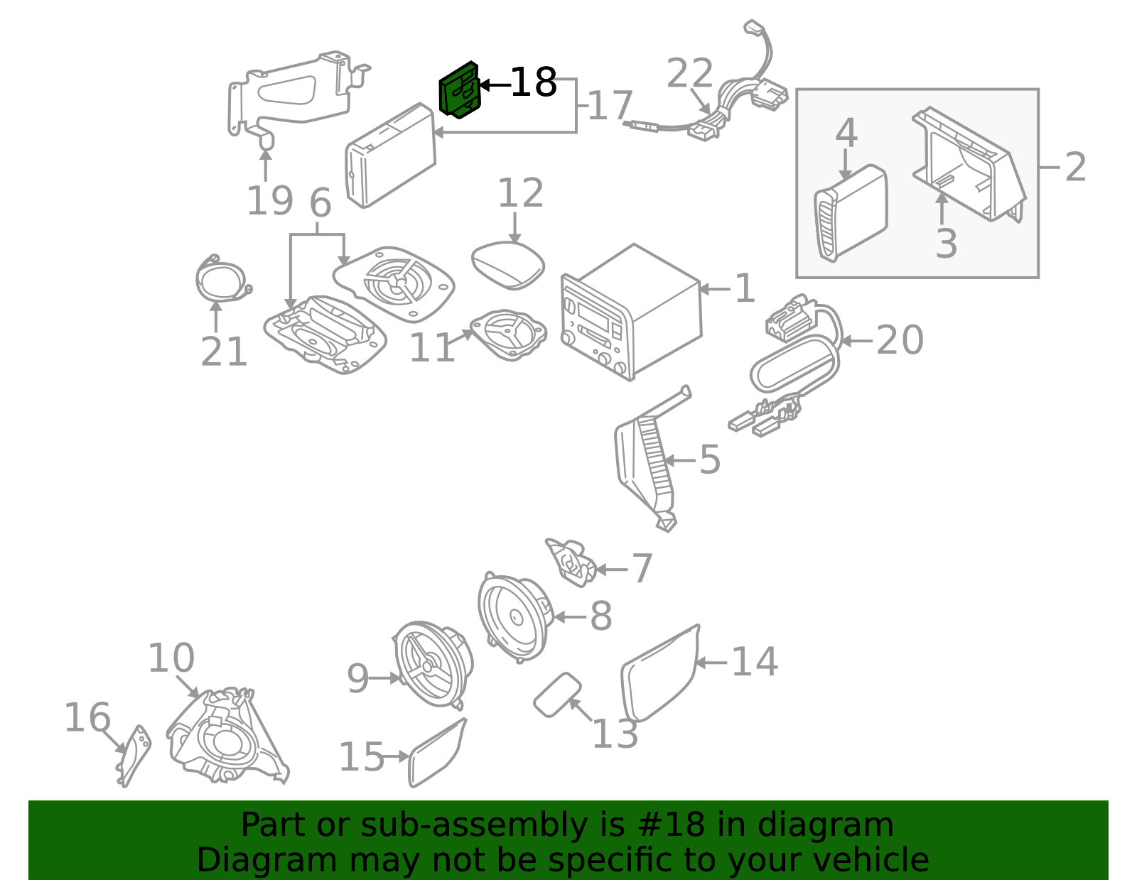 1999-2009 Volvo CD Changer Cartridge 9452189 | Truck Part Center