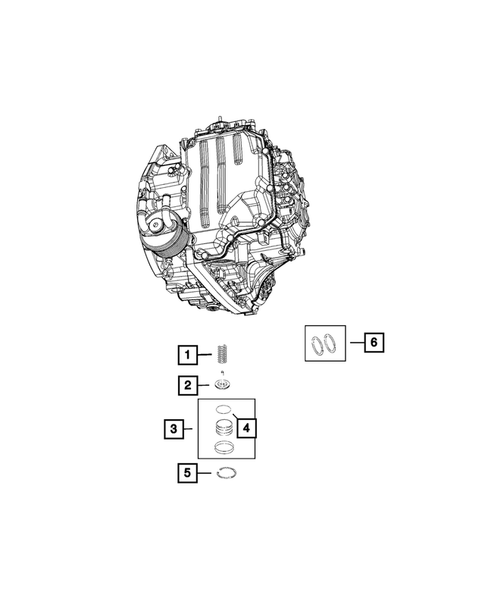 Valve Body, Accumulator, Solenoid and Parking Sprag for 2019 Fiat 500L #0